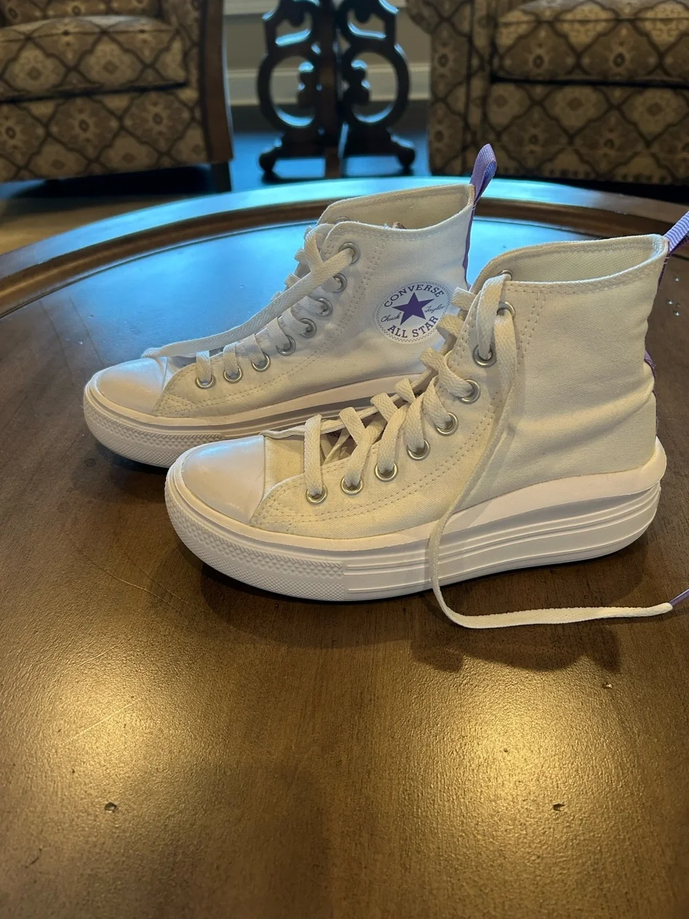 Converse All Star Move Platform Sneaker Big Kids 4.5/Women’s 6.6